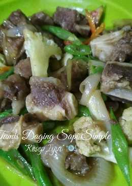 Tumis Daging Sapi Simple