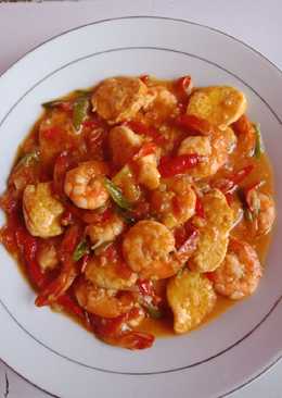 Udang asam manis