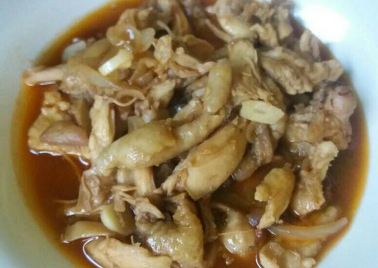 Resep Menu Anak: Ayam Suwir Mentega Kecap Saos - Diah Surya