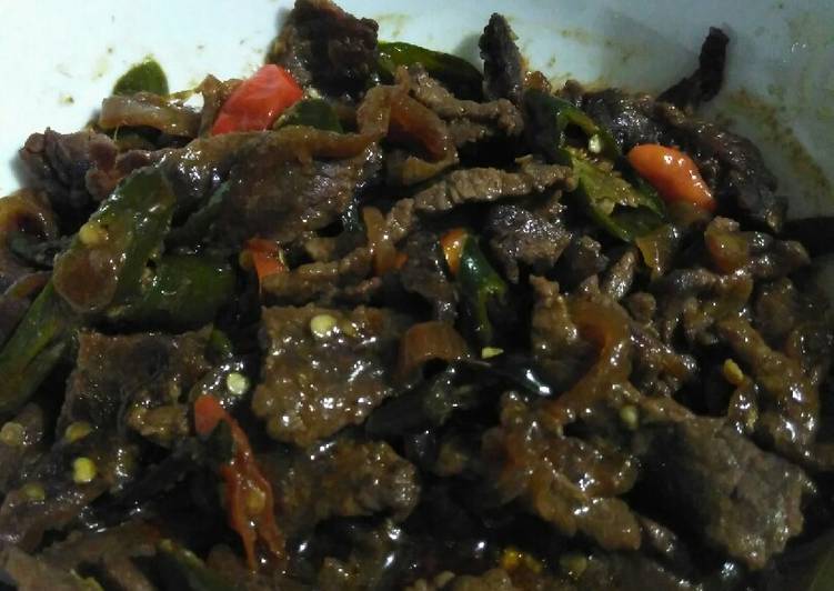 Beef Saos Teriyaki #BikinRamadhanBerkesan #Malam1Ramadhan