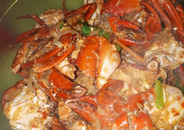 resep makanan Kepiting saus padang ala nei