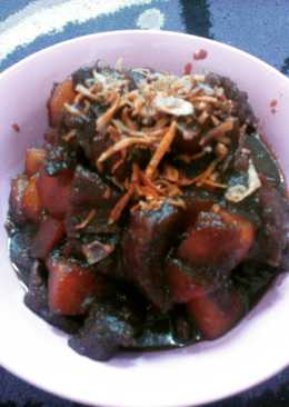 Semur kecap daging sapi kentang