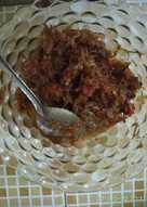 Paru daging balado