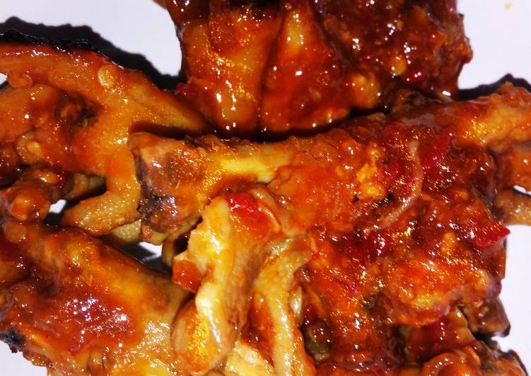 Resep Ceker Ayam Pedas Karya dapur inaq