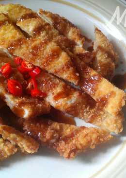 Cireng Katsu with Teriyaki Sauce