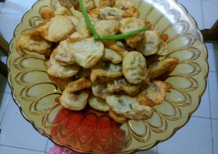 bahan dan cara membuat Bakso goreng crispy