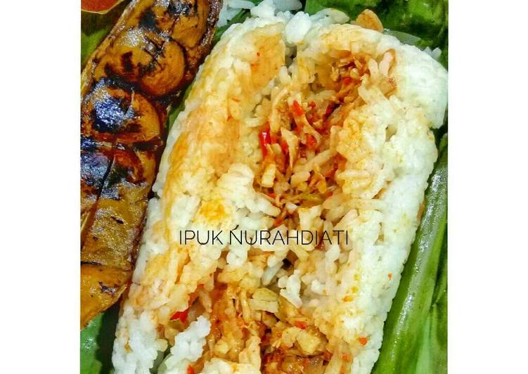 gambar untuk resep makanan Nasi Bakar Ayam