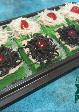 Brownies Kukus Pandan