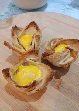 Roti panggang isi telur