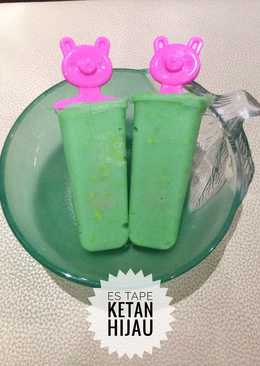 Es Gabus Tape Ketan Hijau