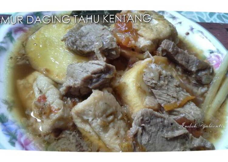 resep masakan Semur daging tahu kentang