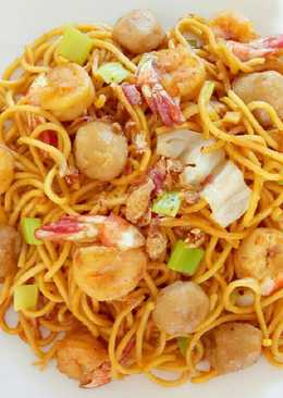 Mie Goreng Udang Bakso