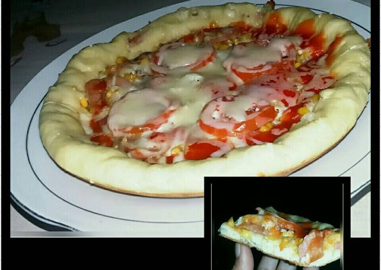 gambar untuk cara membuat Pizza teflon sederhana