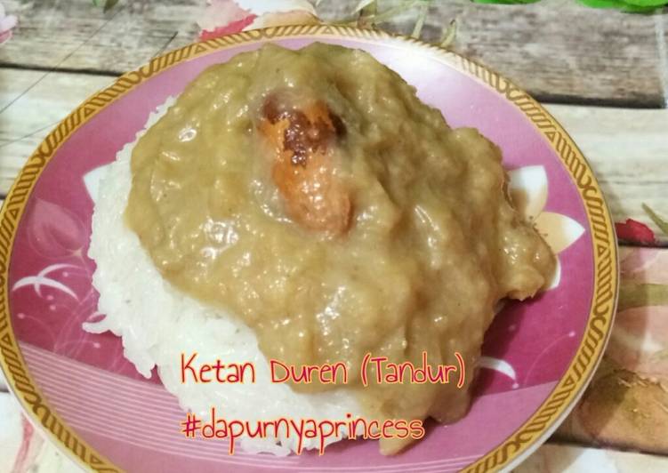 resep Ketan duren (Tandur) Rice cooker