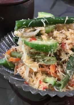 Urap sayur, kukus.