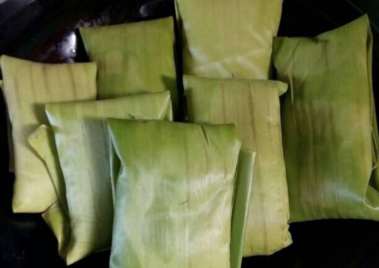 resep lengkap untuk Nagasari pisang