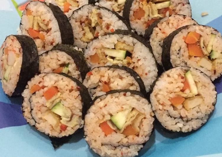 resep makanan Kimbab sederhana