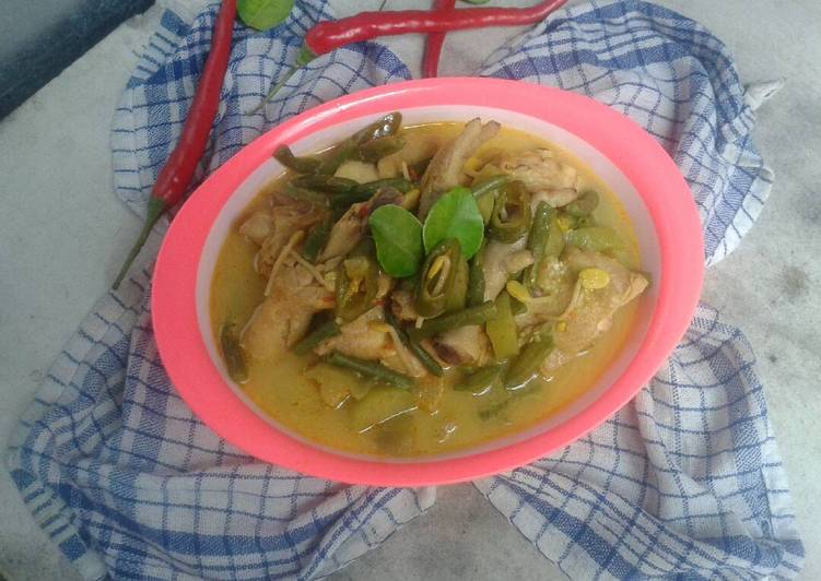 gambar untuk resep makanan Lodeh Ayam Terong & Kacang panjang