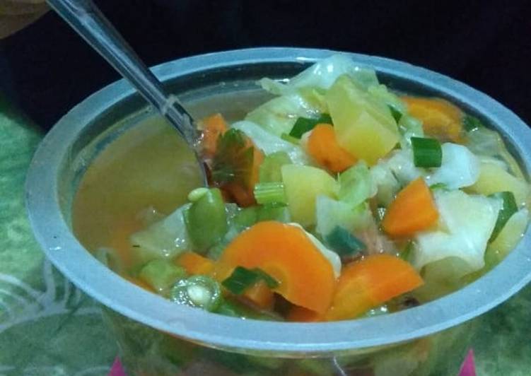 Resep Soup sayur cuping seger (for diet) By Biha (??? ?????)
