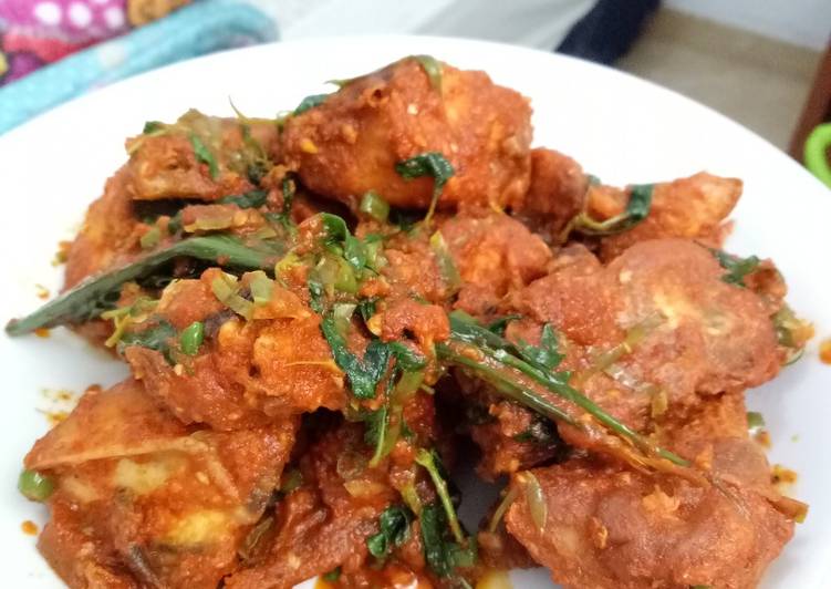 resep makanan Ayam rica kemangi