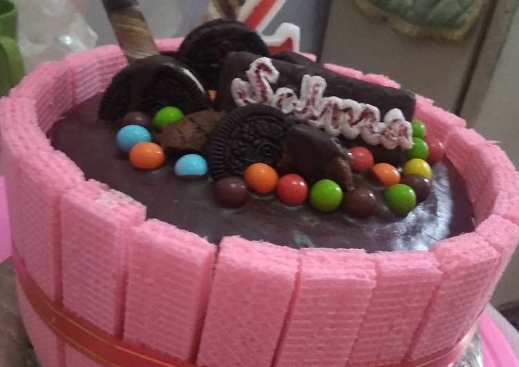 Brownies cake tart