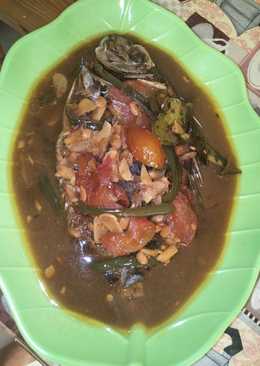 Baronang masak tauco + kecap