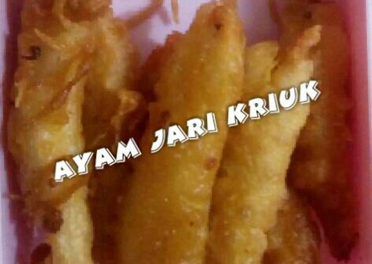 resep makanan Ayam jari kriuk