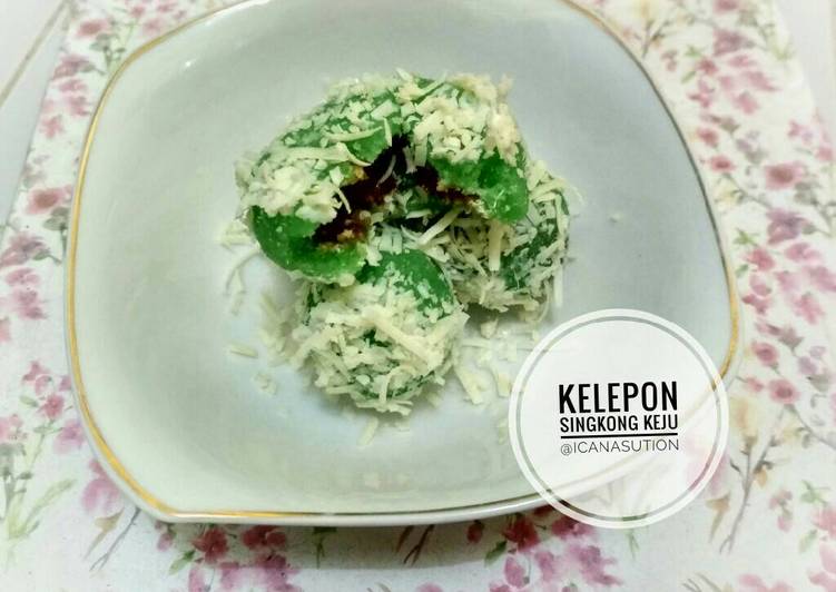 resep Kelepon singkong keju