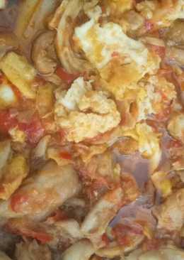 Ayam suwir orek telor bumbu bali