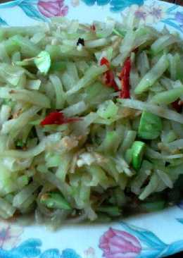 Tumis Labu Siam Udang Rebon
