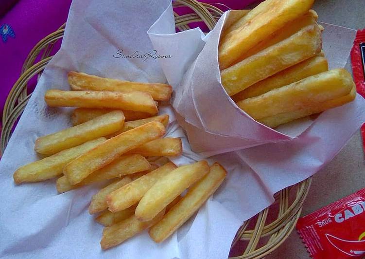 resep lengkap untuk French Fries ala KFC #pr_recookamerikaamerhoma