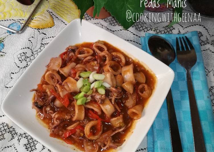 gambar untuk resep Cumi - Cumi Asam Pedas Manis