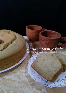 Banana Sponge Cake