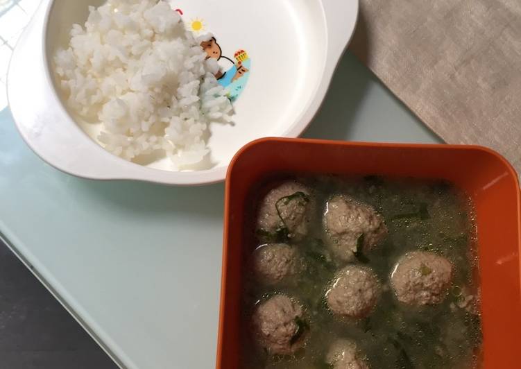 resep Mpasi bakso sapi 1y+