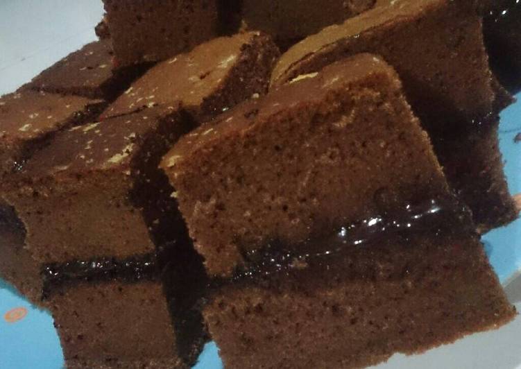 resep masakan Bolu coklat nutrijel happy call lembut