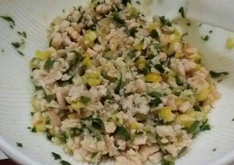 resep masakan Cah kangkung salmon mpasi 9m+