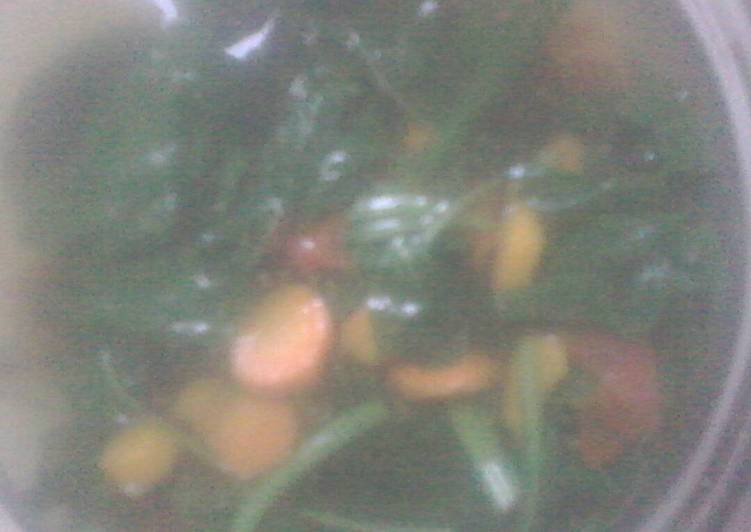 Resep Sayur bayam wortel Dari Vidya Yudhi
