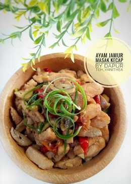 Ayam Jamur Masak Kecap (#pr_adakecapmanisnya)