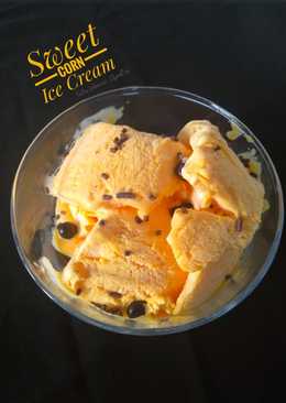 Sweet Corn Ice cream (es krim jagung manis)