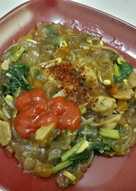 Mie tiaw baso sayur