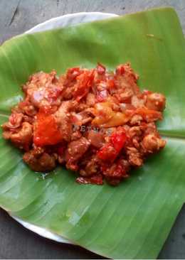 Ayam (ala) dendeng balado