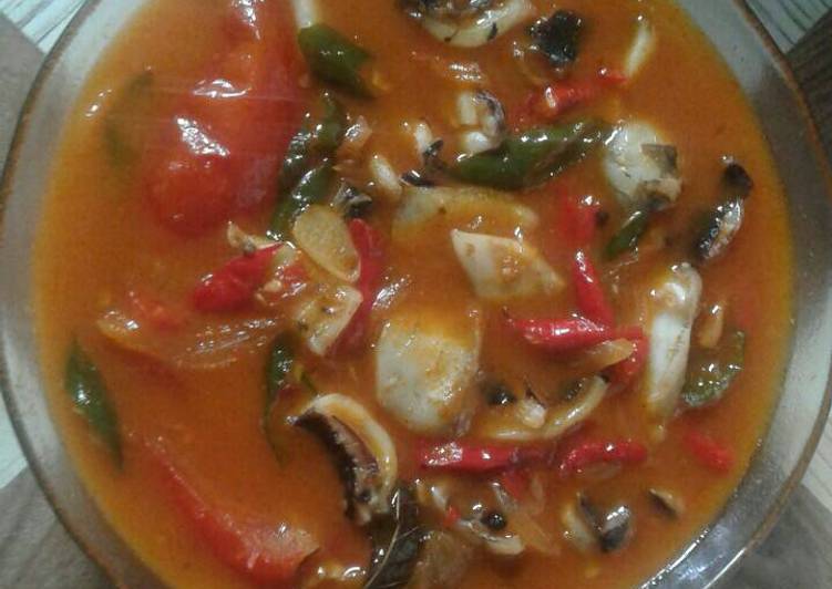 Resep Cumi saos padang By Sri Rizki Handayani