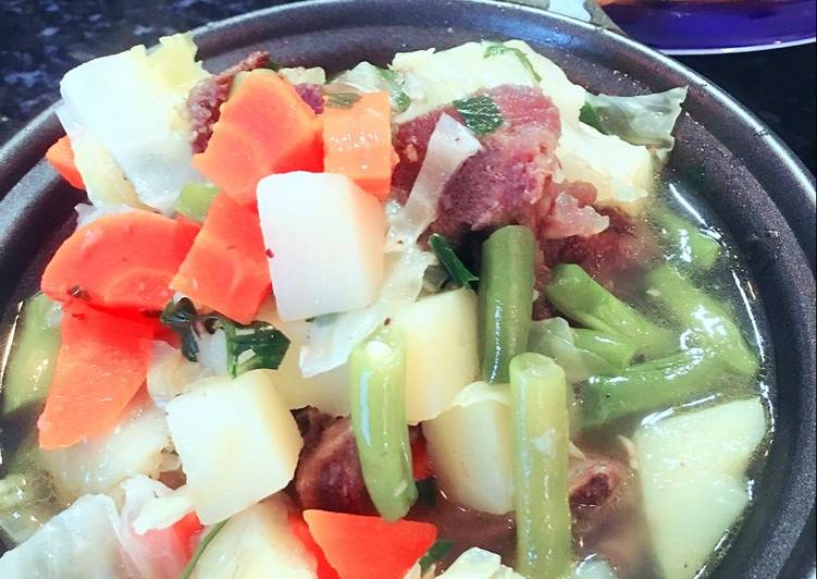 Resep Sup sayur tulang sapi - Kristina Sayaka