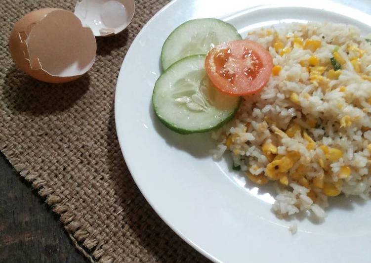 Resep Nasi goreng jagung ala ci elise (e kitchen)-#PR 