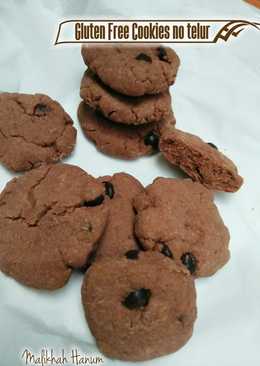 Coklat Cookies gluten free eggless