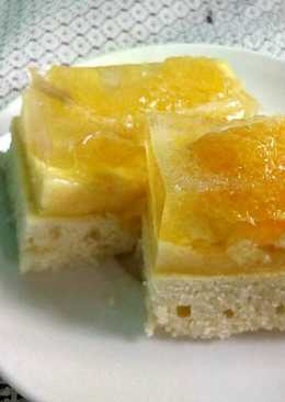 Puding cake fruity