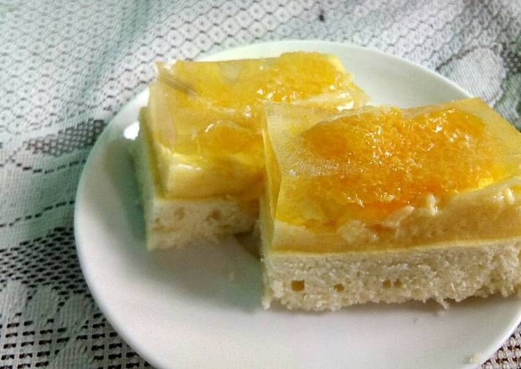 gambar untuk resep Puding cake fruity