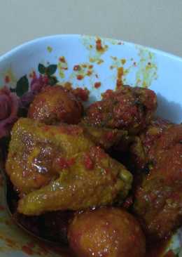 Ayam & Telur Balado ala Blender