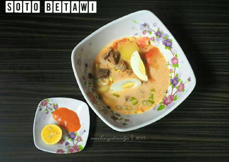 resep masakan SOTO BETAWI *tanpa santan*