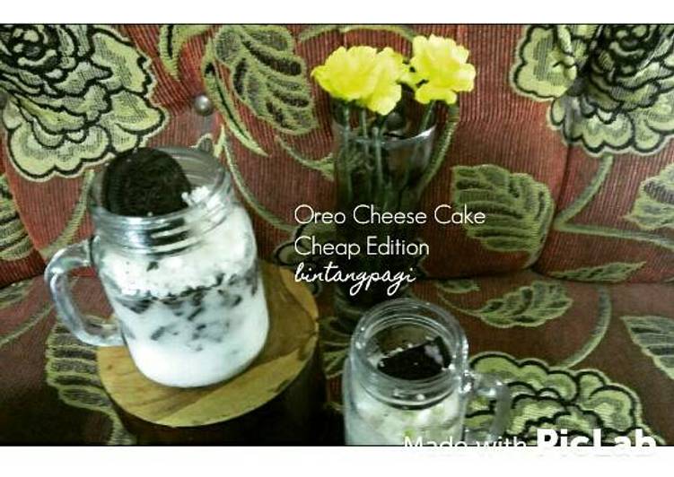 resep masakan Oreo Cheese Cake Lumer Murmer